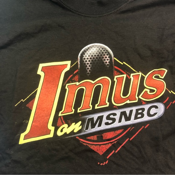 Vintage Don Imus On MSNBC T-Shirt - Picture 2 of 4
